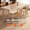 VEVOR Tischfolie Tischschutz Transparent 1,5 mm Dicke, Tischschutz-Folie PVC 457 x 925,4 mm Rechteckige Tischdecke Tischfolie Abwaschbar Verschleißfest Hitzebeständig Wasserdichte Tisch-Schutzfolie – Bild 5