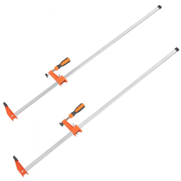 VEVOR Stangenklemmen für die Holzbearbeitung, F-Klemme, 2er-Pack, 91,4cm Klemme/Spreizer, 272,16kg Last