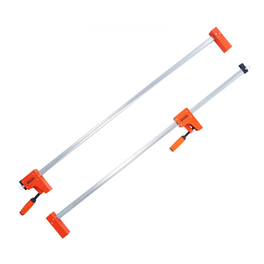VEVOR Stangenklemmen für die Holzbearbeitung, 2er-Pack, 127cm Parallelklemmen-Set, 499 kg Last