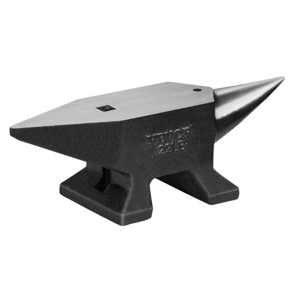 VEVOR Amboss Einzelner Hornamboss 10 kg Stahlamboss Geschmiedeter Amboss Robuster Hornamboss Schmied Juweliere Metallschmied Schmiedewerkzeug Geeignet für Nieten, Abflachen, Schmieden und Formen