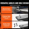 VEVOR Amboss Einzelner Hornamboss 30kg Stahlamboss Geschmiedeter Amboss Robuster Hornamboss Schmied Juweliere Metallschmied Schmiedewerkzeug Geeignet für Nieten, Abflachen, Schmieden und Formen – Bild 5