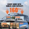 VEVOR Dachträger-Querstangen, Kompatibel mit Toyota RAV4 2020–2023, 72,57 kg Tragfähigkeit, rostfreie Aluminium-Querstangen mit Schlössern, Dachgepäckträger (nicht geeignet für Adventure/TRD Off-Road) – Bild 4