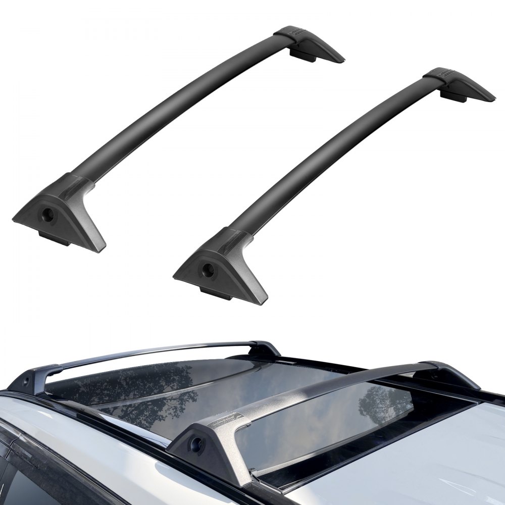 VEVOR Dachträger-Querstangen, Kompatibel mit Toyota RAV4 2020–2023, 72,57 kg Tragfähigkeit, rostfreie Aluminium-Querstangen mit Schlössern, Dachgepäckträger (nicht geeignet für Adventure/TRD Off-Road)