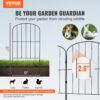 VEVOR 10x Dekorativer Gartenzaun 61x33cm Oberbogen Metallzaun aus Kohlenstoffstahl Steckzaun 5,08cm Spike-Abstand Hundezaun Gitterzaun Beetzaun Zaun Metall Zaunelementen inkl. Befestigungsmaterial – Bild 2 VEVOR 10x Dekorativer Gartenzaun 61x33cm Oberbogen Metallzaun aus Kohlenstoffstahl Steckzaun 5,08cm Spike-Abstand Hundezaun Gitterzaun Beetzaun Zaun Metall Zaunelementen inkl. Befestigungsmaterial – Bild 2