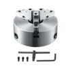 VEVOR Drehbankfutter K11-200 200mm Dreibackenfutter HT300-Material 3 Backenfutter Spannbereich 4–200mm 3-Backen, 20Cr, ≥53HRC φ65mm Bohrung Spannfutter Drechselbank Selbstzentrierend