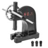 VEVOR Dornpresse, 1 t Handhebelpresse, Manuelle Dornpresse Präzisions Handpresse, 135 mm Maximale Höhe, Manuelle Desktop-Stanzpresse aus Gusseisen, zum Stanzen, Biegen, Strecken, Formen