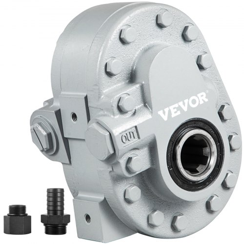 VEVOR Hydraulikpumpe 16,6 GPM Hydraulikmotor 540 U/min Holzspalter 2500 PSI Hydraulikspalter SAE 12 Auslassanschluss Hydraulikpumpe für Holzspalter für LKW-Heckklappenlift, Scherenlift, Kippanhänger