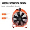 VEVOR Bauventilator 300-W-AC-Motor Baugebläse 2810 U/min Baulüfter Gebläse 1214 L/s (2574 CFM) Axiallüfter 10 m Schlauch Axialgebläse 79 dB Geräuschpegel Industrielüfter IP44 – Bild 5 VEVOR Bauventilator 300-W-AC-Motor Baugebläse 2810 U/min Baulüfter Gebläse 1214 L/s (2574 CFM) Axiallüfter 10 m Schlauch Axialgebläse 79 dB Geräuschpegel Industrielüfter IP44 – Bild 5
