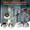 VEVOR Akku Hochdruckreiniger Kabellos Wasser Druckreiniger Spritzpistole Druckreinigerpistole (250W 21V, 50bar, zur mobilen Reinigung und Bewässerung, 4L/min, inkl. Zubehör, Ladegerät) – Bild 5