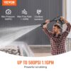 VEVOR Akku Hochdruckreiniger Kabellos Wasser Druckreiniger Spritzpistole Druckreinigerpistole (220W 21V, 40bar, zur mobilen Reinigung und Bewässerung, 4L/min, inkl. Zubehör, Ladegerät) – Bild 2