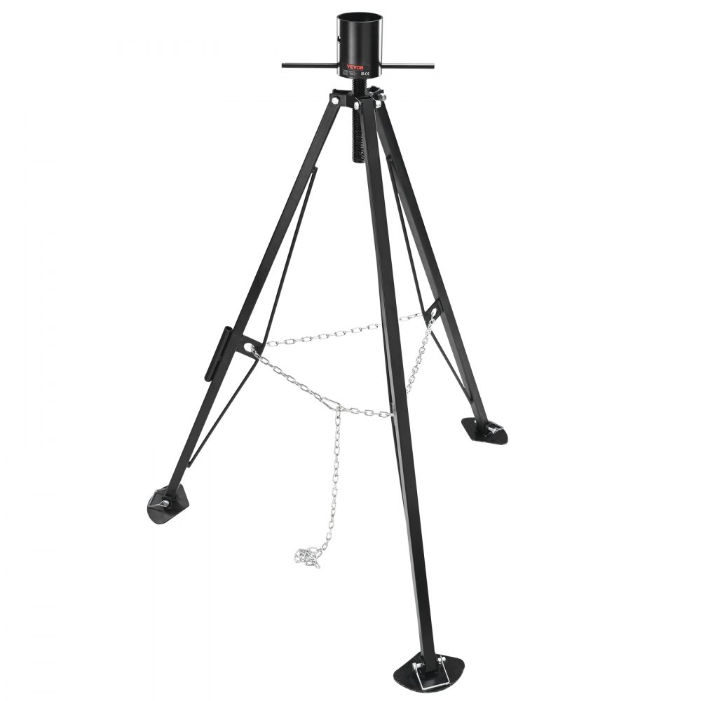 VEVOR Wohnmobil-Stabilisierungsheber 1 Stk. 880–1450 mm Höhenverstellbar, 2,27 t Tragfähigkeit Wohnwagen-Halterungen, Klappbarer Stativstabilisator 200 x 200 x 1326 mm, Wohnwagen-Stativ Inkl. Zubehör