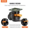 VEVOR 4er-Set Lenkrolle φ50,8mm Möbelrolle Höhenverstellbar Transportrolle 0,5 Tonnen Tragfähigkeit Schwerlastrolle aus Nylon Nivellierrolle Lastrolle Laufrolle für Holzregale Möbel Werkbänke – Bild 2 VEVOR 4er-Set Lenkrolle φ50,8mm Möbelrolle Höhenverstellbar Transportrolle 0,5 Tonnen Tragfähigkeit Schwerlastrolle aus Nylon Nivellierrolle Lastrolle Laufrolle für Holzregale Möbel Werkbänke – Bild 2