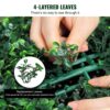 VEVOR 2x Buchsbaumkugel Künstlich Ø40,6cm Garten Deko Buchsbaum Kugel künstlich Buchskugel Kunstpflanze aus PE, Holz, PP inkl. 4 Stk. Dekorative Schmetterlinge und 10 Stk. Ersatzblätter – Bild 4