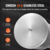 VEVOR Kochtopf 39,7 L Edelstahl, 350 x 410 mm Großvolumiger Suppentopf Komposit-Basis, als Spargeltopf Soßentopf Geeignet, Praktischer Küchentopf Große Zutaten, Induktionsherd Topf Induktionskochtopf – Bild 3