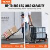 VEVOR 2 in 1 Sackkarre Klappbar 136kg Tragfähigkeit Transportkarre Aluminiumlegierung & Kohlenstoffstahl Sackkarre ⇋ Plattformwagen Trolley für Lade- & Transportaufgaben im Innen- & Außenbereich – Bild 2
