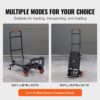 VEVOR 2 in 1 Sackkarre Klappbar 136kg Tragfähigkeit Transportkarre Aluminiumlegierung & Kohlenstoffstahl Sackkarre ⇋ Plattformwagen Trolley für Lade- & Transportaufgaben im Innen- & Außenbereich – Bild 5