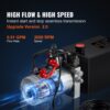 VEVOR Hydraulikpumpe Hydraulikaggregat 12 V Hydraulikaggregat 1600 W, Doppelwirkende Hydraulikpumpe Hydraulic Power Pack, 1,5 Gal Tank Hand Pump Hydraulikaggregat, für Aufzüge, Gabelstapler usw. – Bild 4
