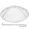 VEVOR Funkenfang für Feuerschalen φ914 x 245 mm Feuerstellengitter Funkenschutz Edelstahl Funkenhaube 2-mm-Maschenlöcher Feuerschale Funkenschutzhaube Ideal für Feuerstellen Feuerschalen und Kaminen