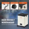 VEVOR Lötrauchabsaugung 150W Schweißrauchabsauger 332 m³/h, 5800 U/min 3-Stufen-Filter Lötrauch Absaugung, Mini Desktop Lötrauchabsorber für Lötstation Schweißarbeiten – Bild 5