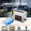 VEVOR Ultraschallreiniger 6 L, Ultraschall Edelstahl-Reinigungsgerät 300 W, Ultraschallreinigungsgerät mit Digitaler Anzeige 0-30 Min, Reinigung Ultraschall für Schmuck, Brillen, Uhren usw. – Bild 5