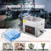 VEVOR Ultraschallreiniger Ultraschallreinigungsgerät 300 W, 10 L Ultraschallreinigungsgerät mit Digitaler Anzeige 0-30 Min, Ultraschallreinigungsgerät für Schmuck Brillen Uhren – Bild 5