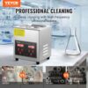 VEVOR Ultraschallreiniger Ultraschall Edelstahl-Reinigungsgerät 150 W, 2 L Ultraschallreinigungsgerät mit digitaler Anzeige 0-30 Min, Reinigung Ultraschall für Schmuck, Brillen, Uhren usw. – Bild 2