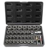 VEVOR Bolzenausdreher-Set, 29-teiliges Bolzen- und Muttern-Entferner-Set, 6mm bis 10mm, 10,3mm bis 19,05mm, Auszieh-Steckschlüsselsatz aus CR-MO-Stahl mit Aufbewahrungskoffer, Mutter zum Entfernen