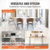 VEVOR 4er-Set Tischbeine Haarnadelbein 710mm hoch 110x110mm Montageplatte Kohlenstoffstahl Pulverbeschichtet Hairpinlegs 227kg Tragfähigkeit Ideal für Küchentische Wohnzimmerkonsolen Studio-Tische – Bild 5