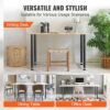 VEVOR 4er-Set Tischbeine Tischkufen 762mm hoch 110mm Montageplatte Kohlenstoffstahl mattschwarze Pulverbeschichtung 544kg Tragfähigkeit Ideal für Küchentische Wohnzimmerkonsolen Studio-Tische – Bild 5