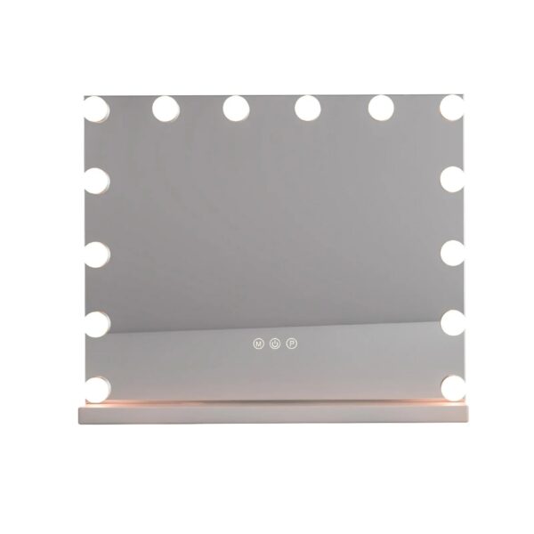 Costway Hollywood Spiegel mit Beleuchtung 50 x 12 x 43 cm Costway Hollywood Spiegel mit Beleuchtung 50 x 12 x 43 cm