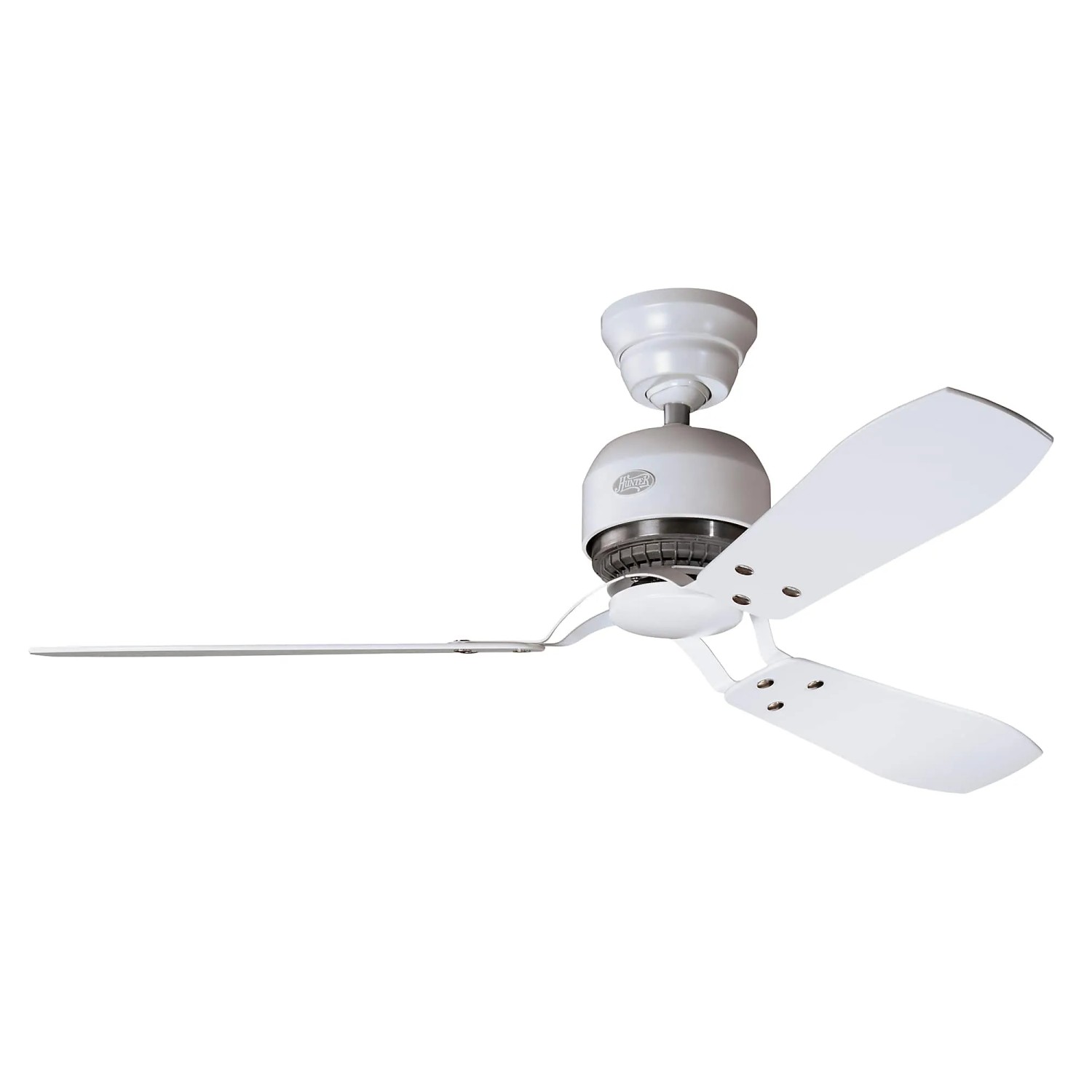 HUNTER FANS Deckenventilator Industrie II 132 cm Weiß mit Wandschalter