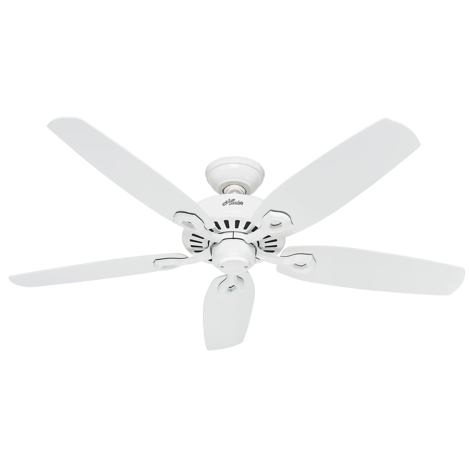 HUNTER FANS Deckenventilator mit Zugkette Builder Elite 132 cm Weiß