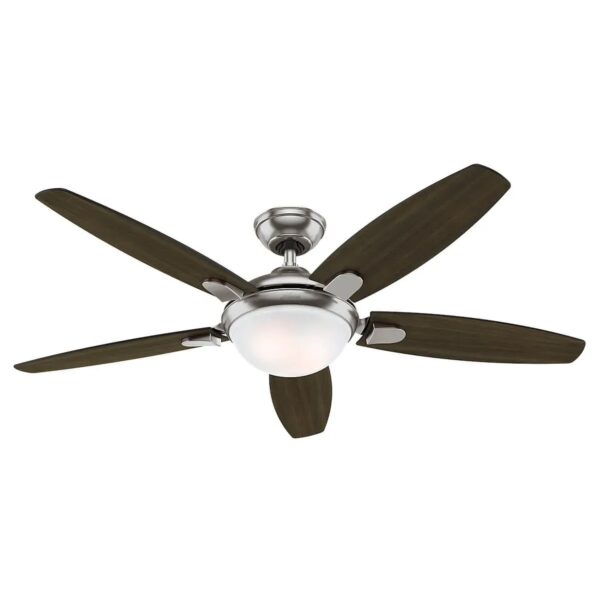 HUNTER FANS Deckenventilator Contempo 132 cm Nickel Gebürstet mit Beleuchtung und Fernbedienung
