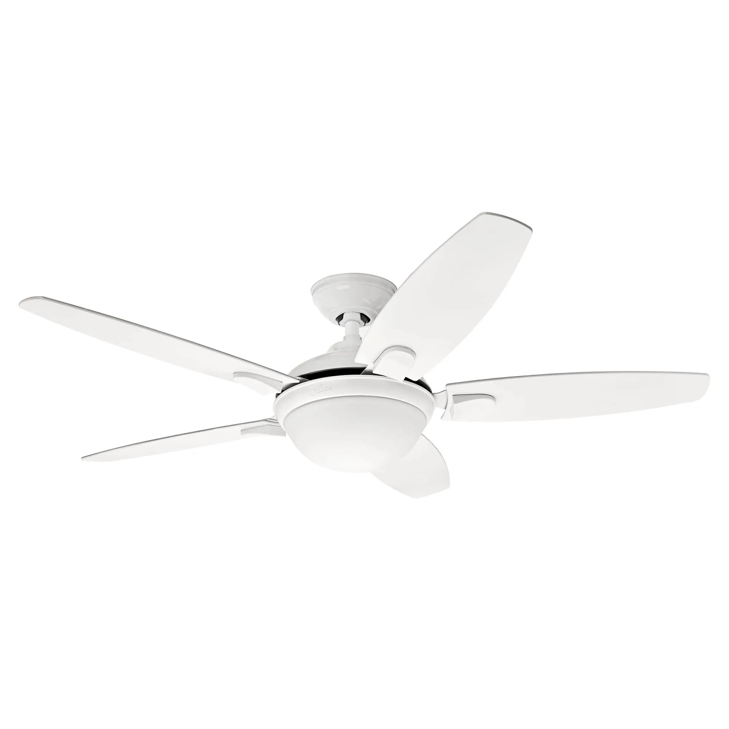 HUNTER FANS Deckenventilator Contempo 132 cm Weiß mit Beleuchtung und Fernbedienung