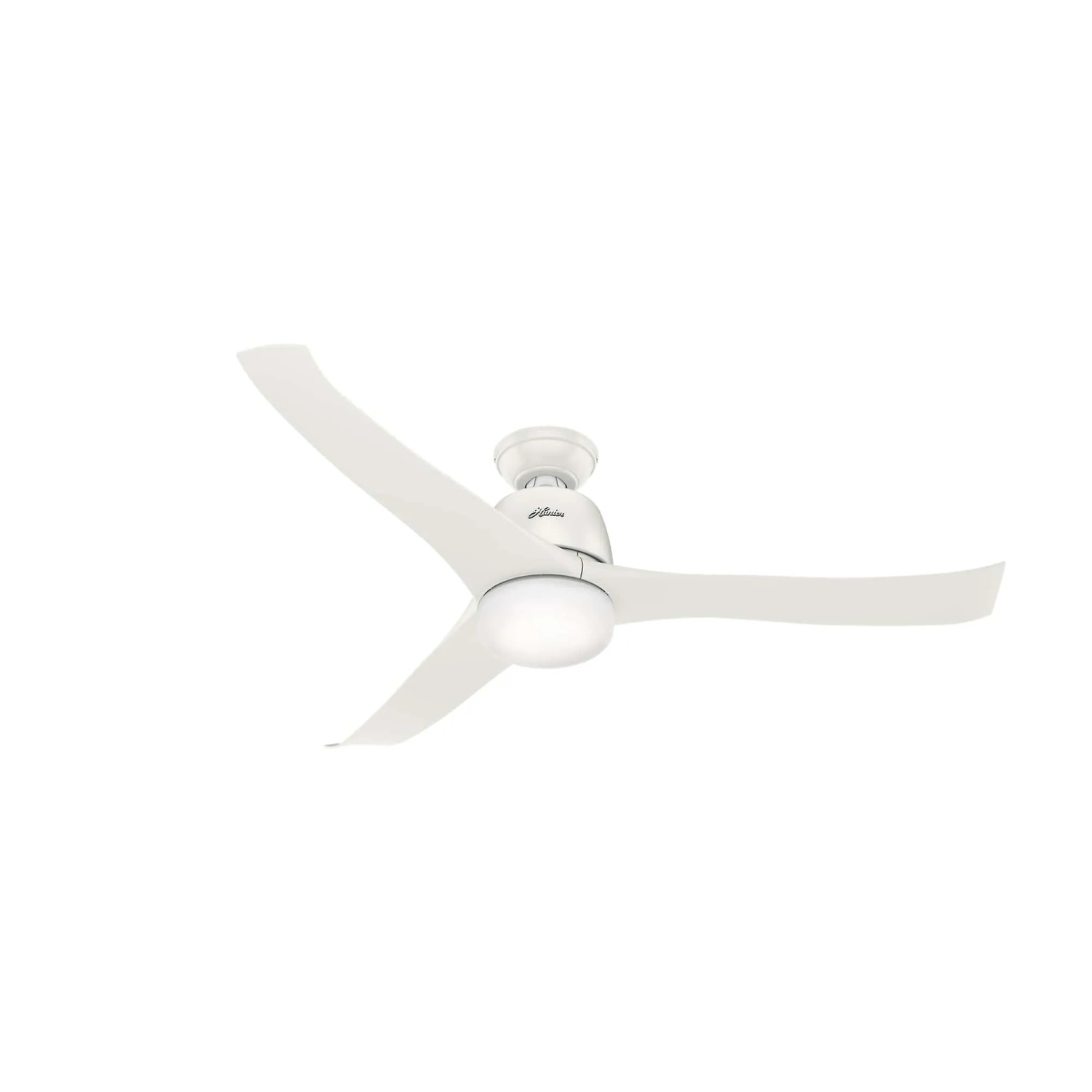 HUNTER FANS Deckenventilator Harmony Weiß 137 cm mit Beleuchtung und Fernbedienung