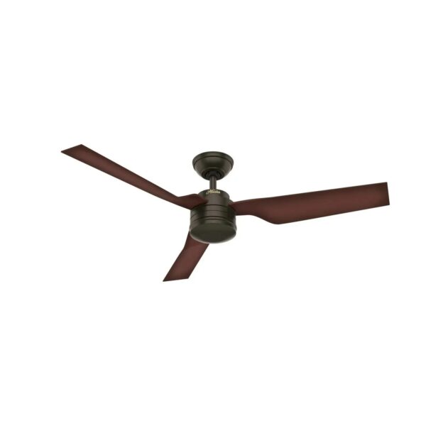 HUNTER FANS Outdoor Deckenventilator Cabo Frio 132 cm Bronze mit Wandschalter