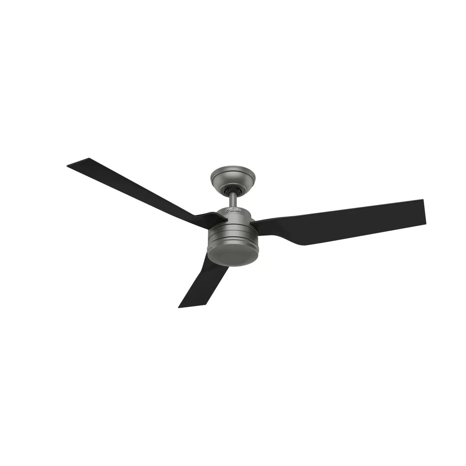 HUNTER FANS Outdoor Deckenventilator Cabo Frio 132 cm Silber mit Wandschalter