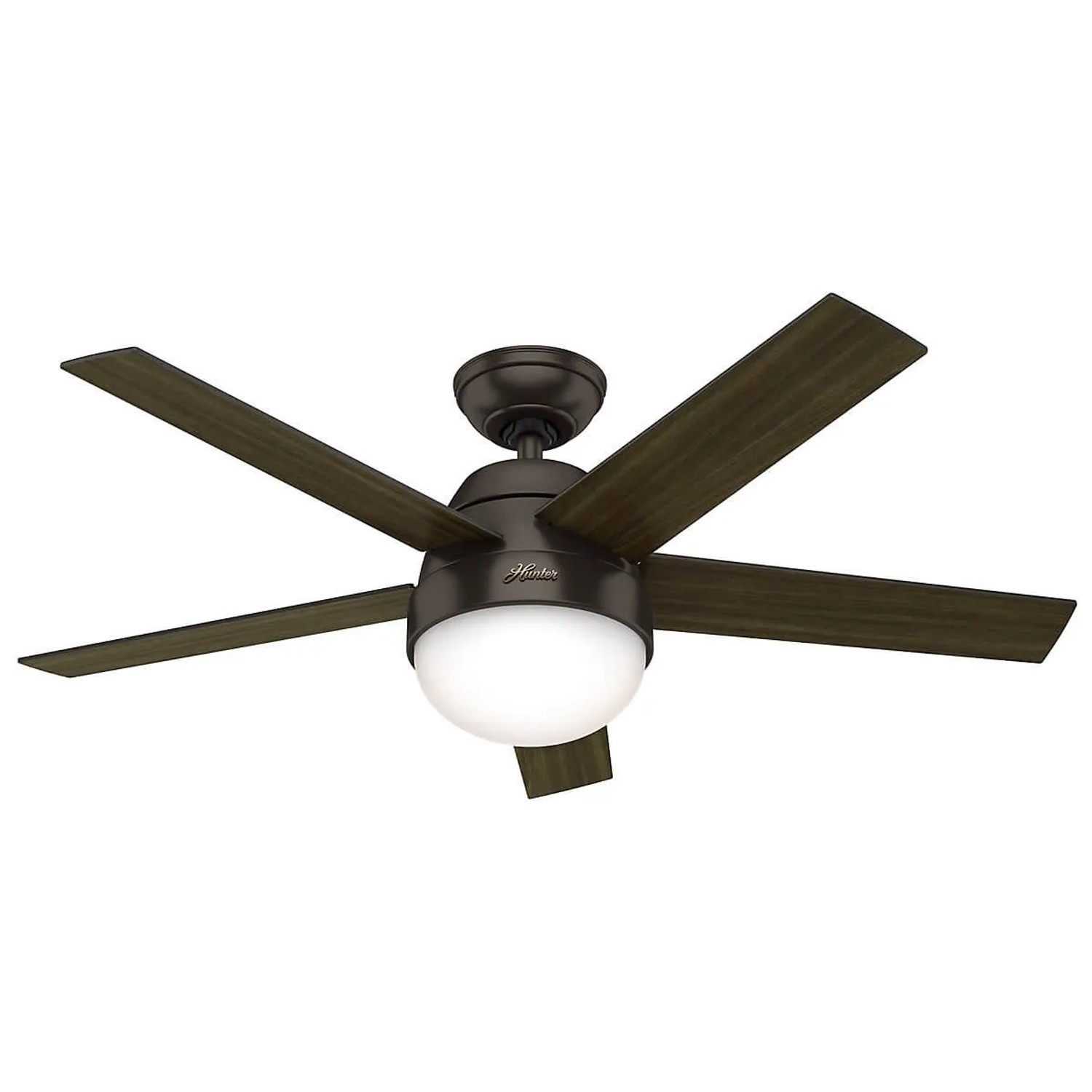 HUNTER FANS Deckenventilator Stile Bronze 117 cm mit Beleuchtung und Fernbedienung