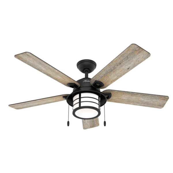 HUNTER FANS Deckenventilator Santorini 132 cm mit Beleuchtung und Zugketten