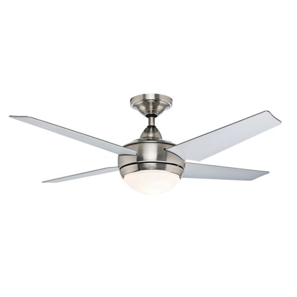 HUNTER FANS Deckenventilator Sonic Nickel Gebürstet 132 cm mit Beleuchtung und Fernbedienung HUNTER FANS Deckenventilator Sonic Nickel Gebürstet 132 cm mit Beleuchtung und Fernbedienung