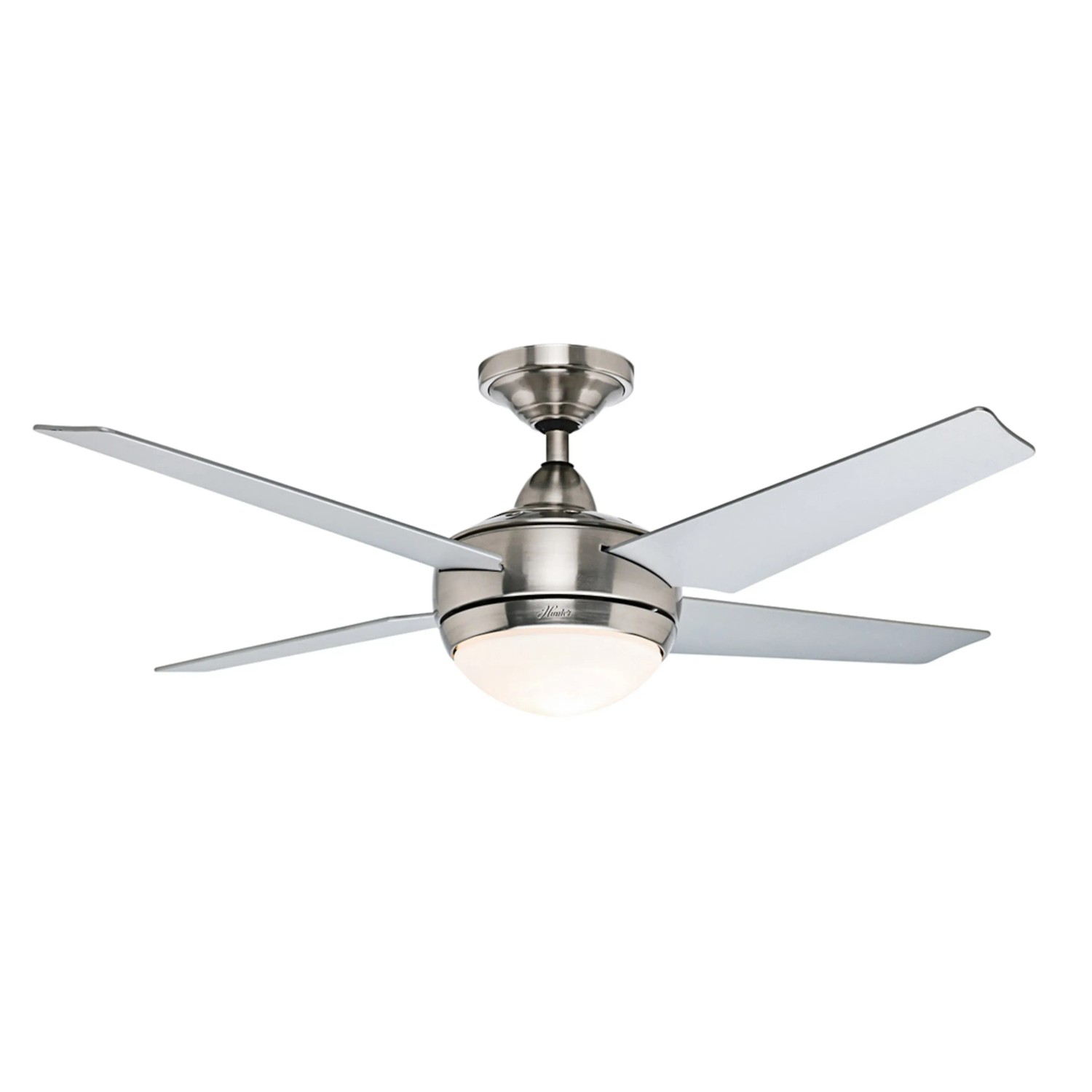 HUNTER FANS Deckenventilator Sonic Nickel Gebürstet 132 cm mit Beleuchtung und Fernbedienung