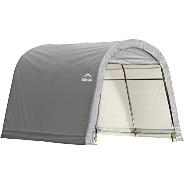 ShelterLogic Foliengerätehaus 9 m² Grau 300 cm x 300 cm ShelterLogic Foliengerätehaus 9 m² Grau 300 cm x 300 cm