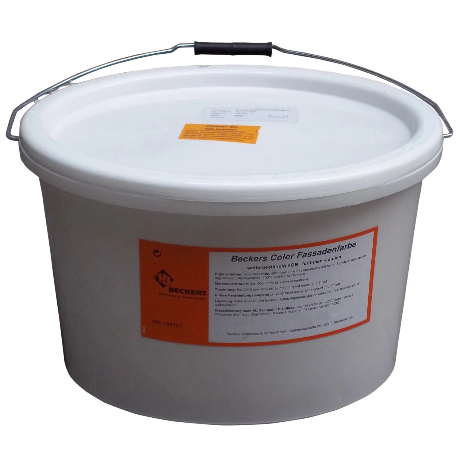 Beckers Betonzaun Acrylfarbe 5, Telegrau