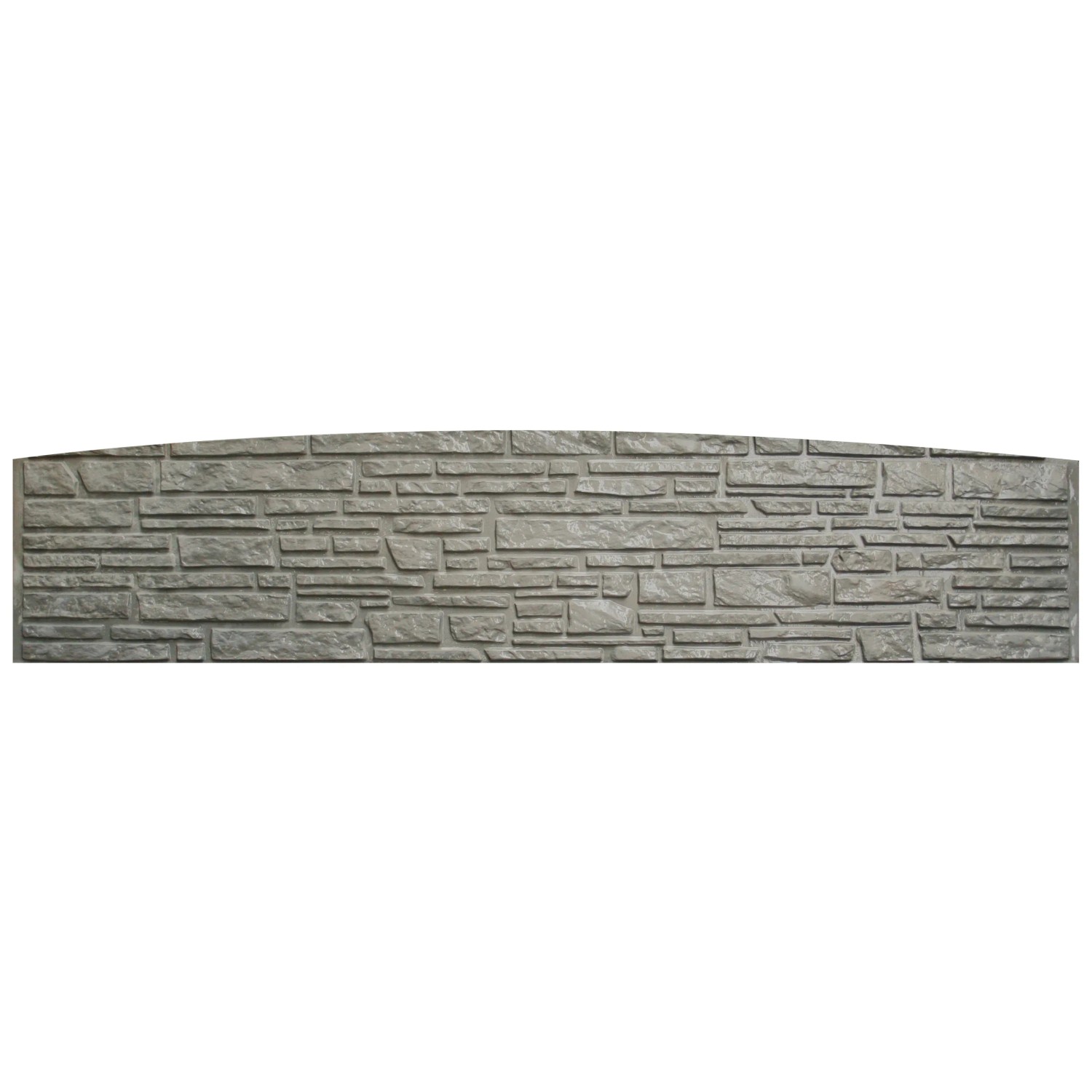 Betonzaun-Bogenplatte Montana 200 cm x 45 cm x 3 cm