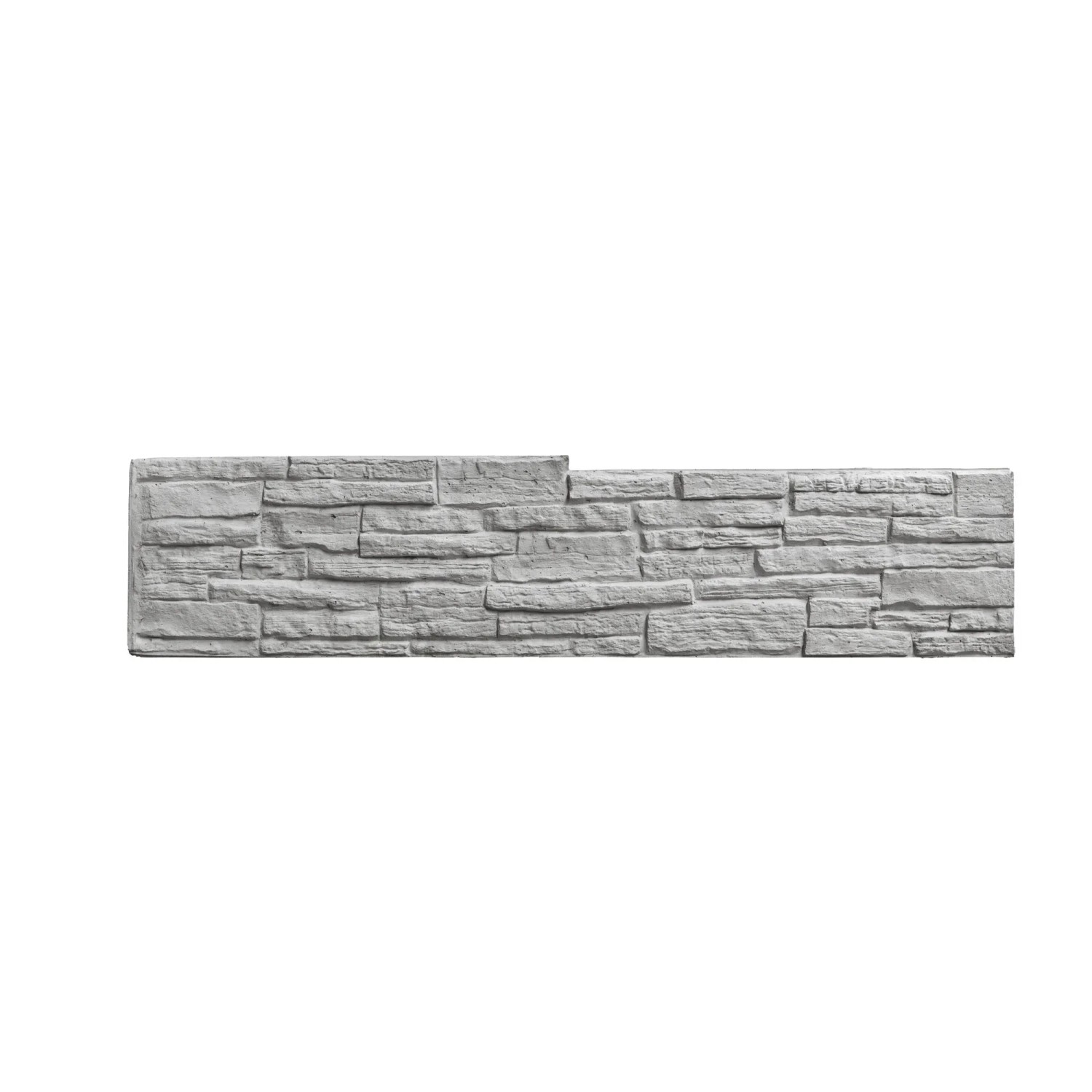 Betonzaun Ober-/ Unterplatte Nostalgie 144 cm x 30 cm x 4,5 cm