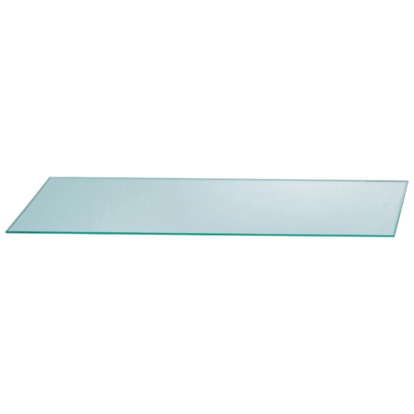 Kristall-Form Glasablage Klarglas 60 cm x 14 cm Geschraubt Kristall-Form Glasablage Klarglas 60 cm x 14 cm Geschraubt