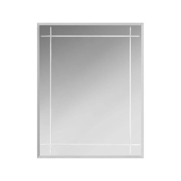 Kristall-Form Rillenspiegel Karo 70 cm x 90 cm rechteckig Facette Kristall-Form Rillenspiegel Karo 70 cm x 90 cm rechteckig Facette