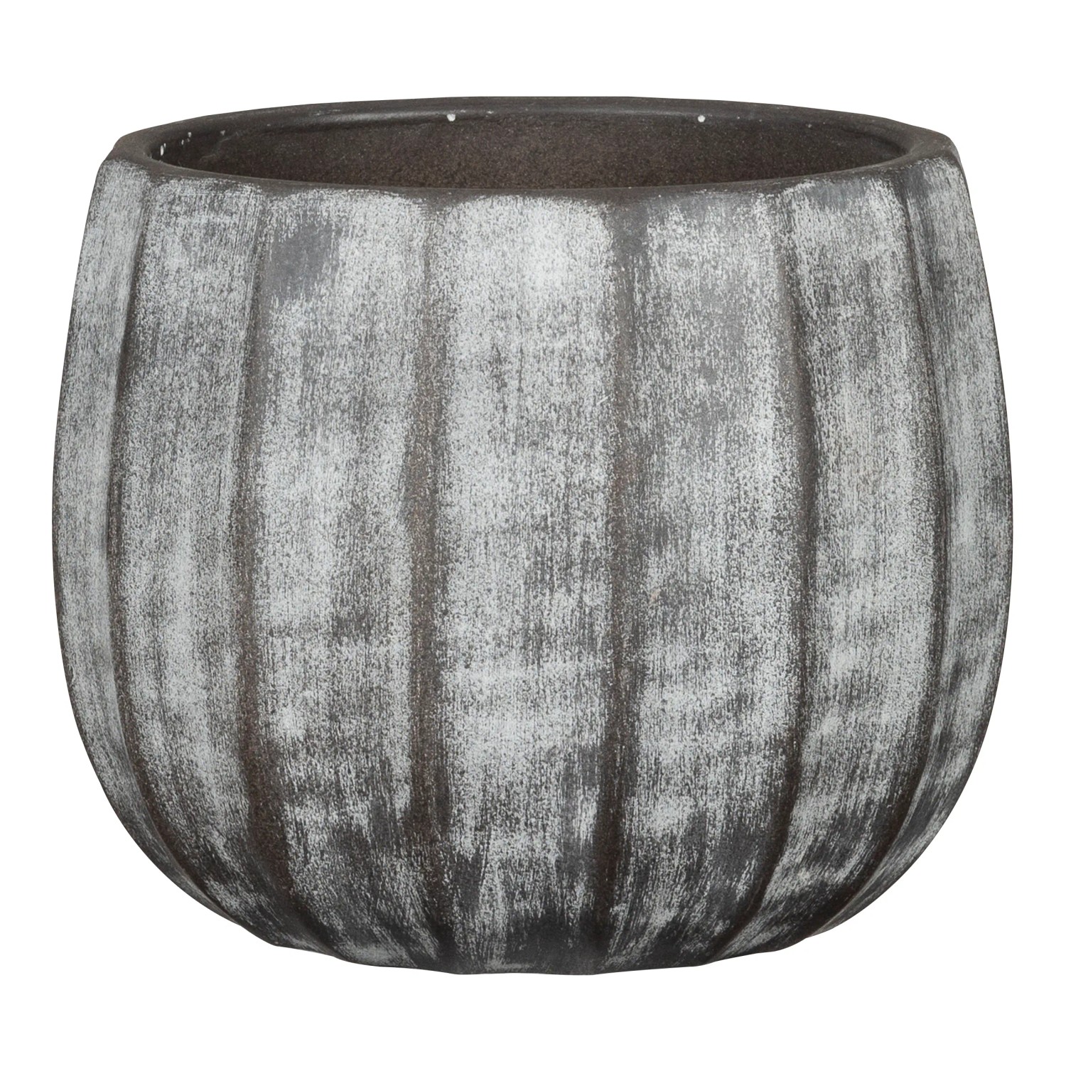 Scheurich Übertopf Runa 784 Ø 25 cm x 20 cm Washed Grau
