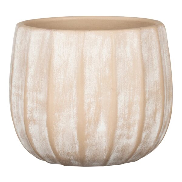 Scheurich Übertopf Runa 784 Ø 20 cm x 16 cm Washed Cream