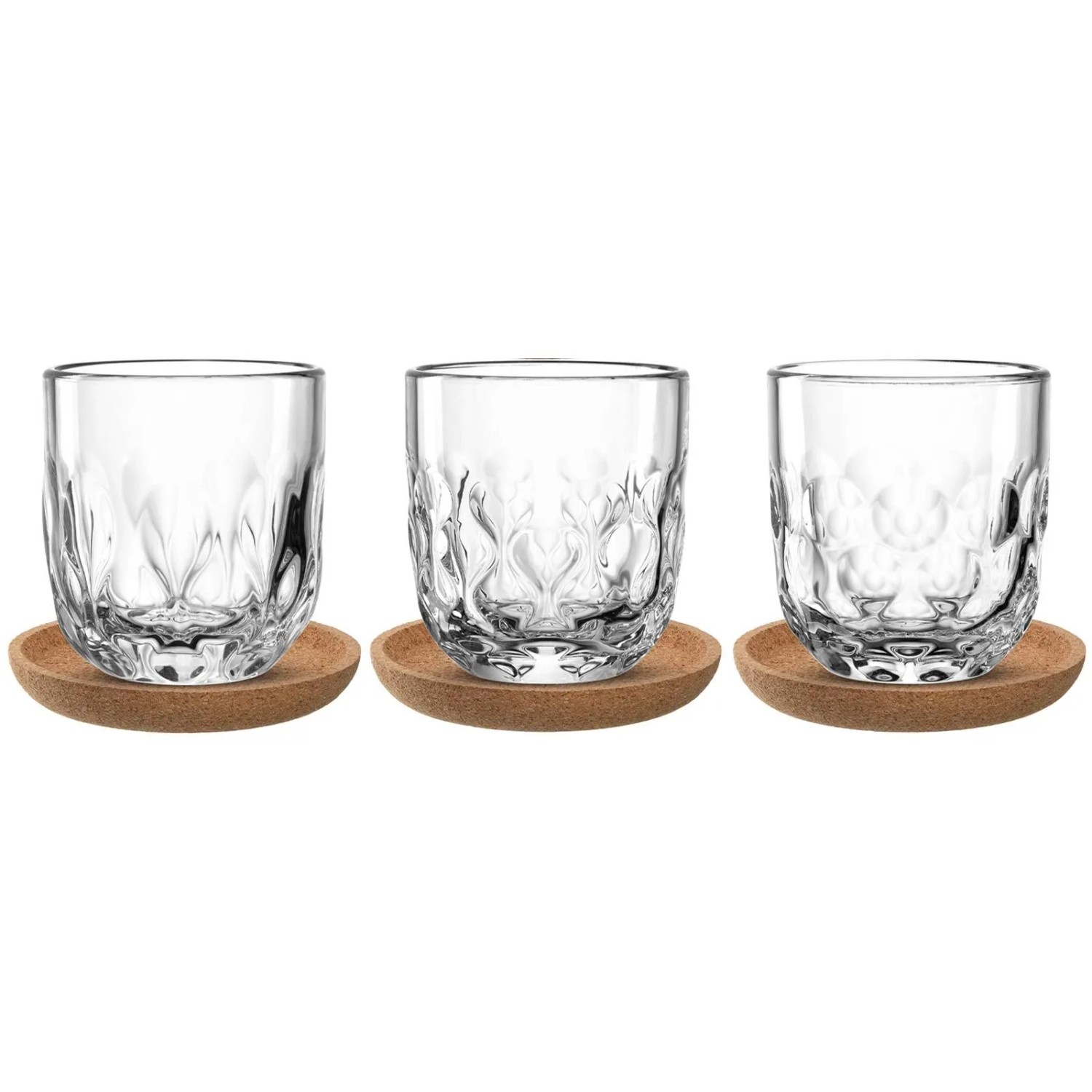 Leonardo Gocce Kaffee-Set mit Untersetzer 6-teilig